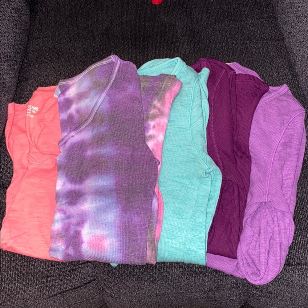 Set of 5 Mossimo supply long sleeve shirts